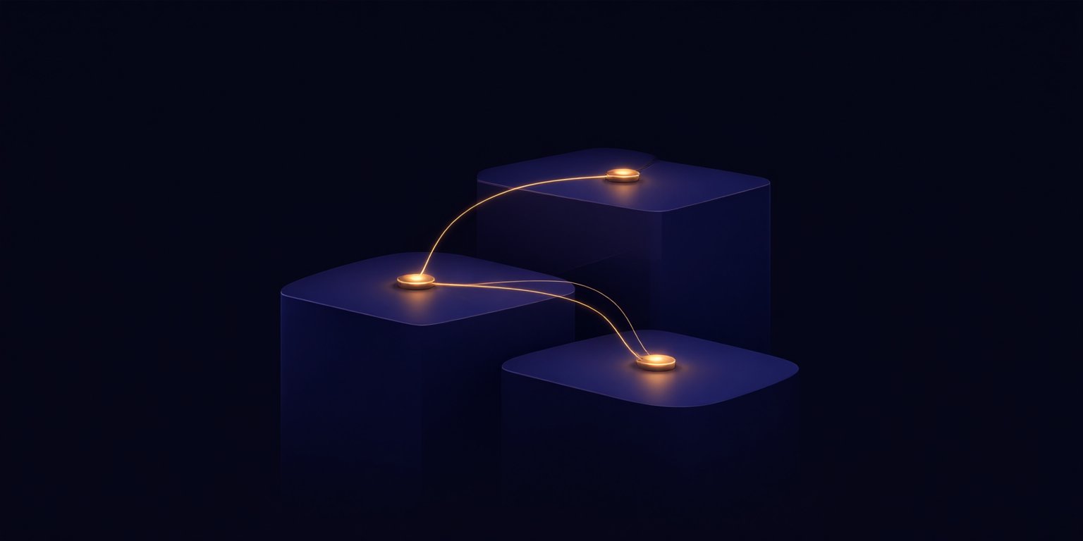 Abstract illustration of a complete sales funnel made of stacked layers